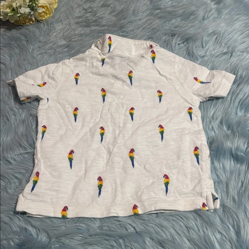 Baby GAP Parrot Short Sleeve Polo sz 2T